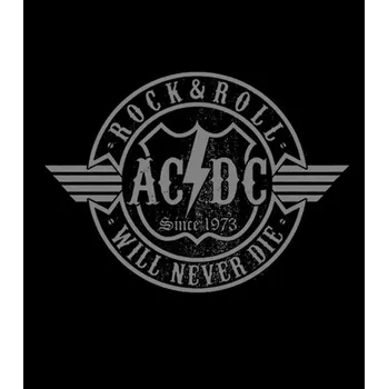 Nášivka nášivka na záda, zádovka AC/DC - Rock and Roll Will Never Die