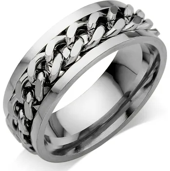 Prsten BRUNOshop.cz Prsten s pohyblivým řetízkem Velikost: 12 (EU: 66,5 - 68,5)