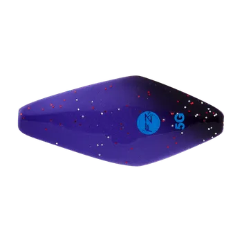Umělá nástraha DAM Effzett plandavka Pro Trout Inline Spoon Purple Black UV gramáž: 3.8g - 3.1cm