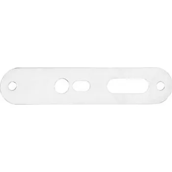 Dveřní kování Bezp.podložka štítu Ti R1 oblá 2,5