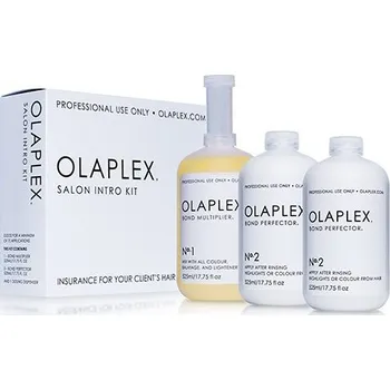 Kosmetická sada Olaplex® Salon Kit - Bond Multiplier No.1 1x525ml + Bond Perfector No.2 2x525ml Dárková sada