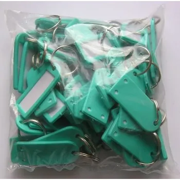 Rozlišovač klíče Visačka malá kr.zel.petrol á50