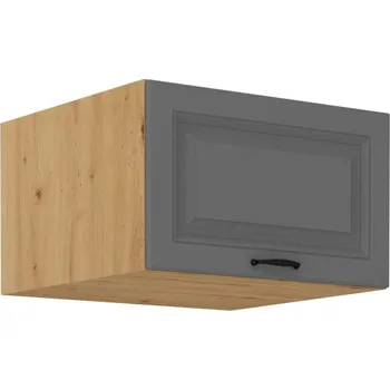 Kuchyňská skříňka Hluboká horní výklopná skříňka STILLO TMAVĚ ŠEDÁ / ARTISAN 60 NAGU-36 1F