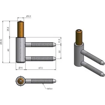pant Závěs dveřní 80/10 SD 22/M7 PH Stará Ms