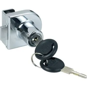 Nábytkové kování SISO zámek na sklo 918 Ms SU