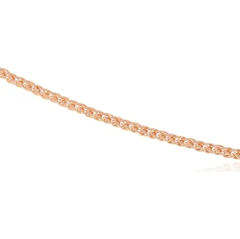 Řetízek Zlatnictví Helios Stříbrný zlacený řetízek Rose gold Velikost: 42cm, Váha: 2,7g