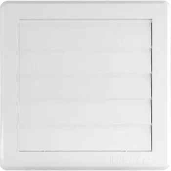 Průvětrník HACO 200x200G bílá rám/gravit