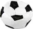 Egat Sedací vak fotbalový míč 300 l, černý/bílý