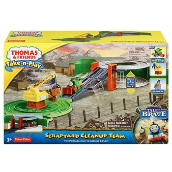 Vláček a vláčkodráha Fisher Price Tomáš a úklidová četa