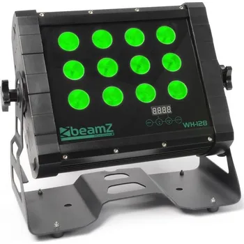 Beamz WH128 Wall Washer, 12 x 8W, černá, světelný efekt, čtverné LED, IP65, DMX (10024661)