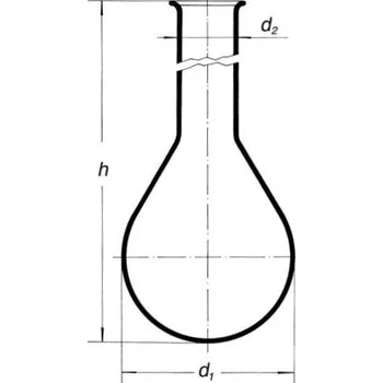 Baňka mineralizační podle Kjeldahla, SIMAX, Objem [ml]: 100