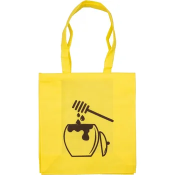 Nákupní taška H. Holtermann Taška ApiSina žlutá "Medovka" 30,5 x 14,5 x 34