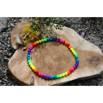 Dětské navlékací korálky NEONIES KOSTKY - DĚTSKÉ NEONOVÉ KORÁLKY S UV EFEKTEM