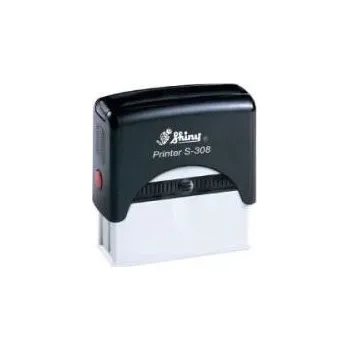 Razítko Razítko Shiny S-308, černý strojek, 45x10 mm barvy otisku fialová