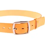 Dámský kožený opasek PENNY BELTS | žlutý | 64632 obvod pasu: 85cm