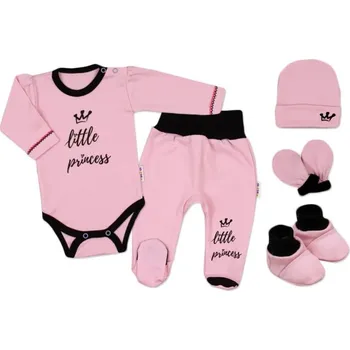 Kojenecká souprava Baby Nellys Little Princess 46204302 5dílná souprava 62