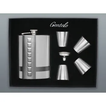 Placatka Souprava DARK placatka 240 ml + 4ks štamprliček 30 ml