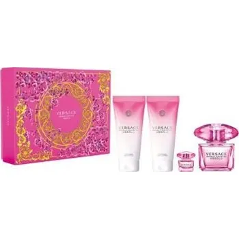 Kosmetická sada Versace Bright Crystal Absolu parfémovaná voda 90 ml + parfémovaná voda 5 ml + tělové mléko 100 ml + sprchový gel 100 ml