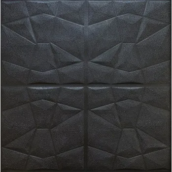 Obklad Samolepící pěnové 3D panely diamant černý