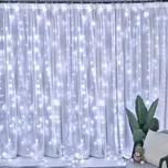 Vánoční závěs LED dekorace 3 x 3 m 300…