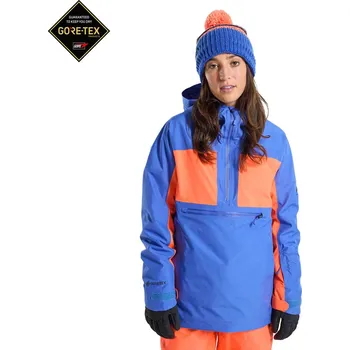 Bunda na snowboard Burton Wms Gore Pillowline Anorak amparo blue/tetra orange S 2023 - Odesíláme do 24 hodin