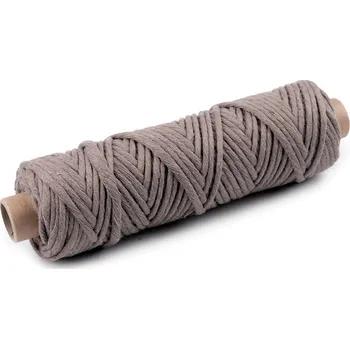 Příze Bavlněná šňůra macrame Ø3 mm rozčesávací