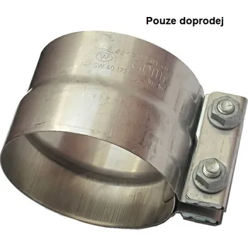 Obklad METACLIP - doprodej - stupňovitá spona 4,5"- matná