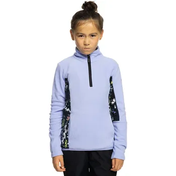 Dámské oblečení mikina Roxy Sayna Half - KVJ1/True Black Black Flowers 16 Years