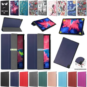 Pouzdro na tablet Luxusní Pouzdro Lenovo Tab P11 / P11 Plus S Potiskem Barva: Šedá