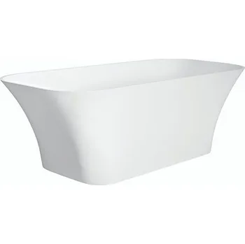 Vana Besco Volně stojící vana z litého mramoru Assos S-Line 160x70 Barva: Bílá, Rozměry (cm): 160x70, Typ a barva výpustě: Click-Clack standard, chrom