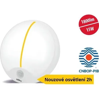 Průmyslové svítidlo LED21 LED svítidlo SENSO-C s nouzovým modulem 2h 15W s PIR čidlem Neutrální bílá