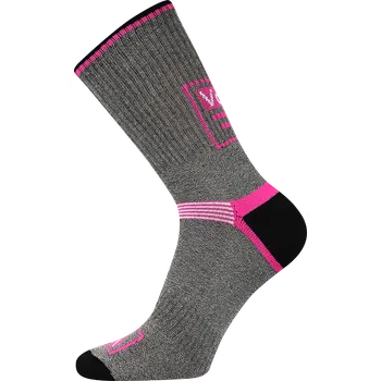 Dámské oblečení Dámské sportovní ponožky Voxx SPECTRA - 3 BARVY velikost/rozměry: 35-38, barvy a vzory Voxx: růžová
