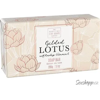 Mýdlo Tuhé mýdlo Scottish Fine Soaps – pozlacený lotos