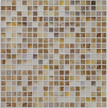 Obklad Obkladové panely 3D PVC TP10028037 mozaika hnědo-béžová