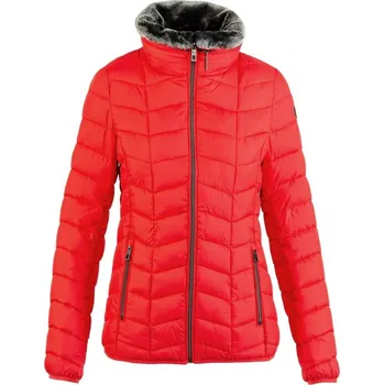 REDSPOT DÁMSKÁ PROŠÍVANÁ BUNDA SE STOJÁKEM ČERVENÁ