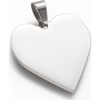 Přívěsek Šperky4U Ocelový přívěšek srdce - DR1323-ST