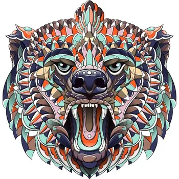 3D puzzle Dřevěné puzzle Bear/L