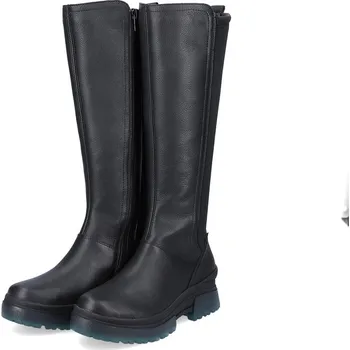 Dámské kozačky RIEKER - REVOLUTION Dámské kozačky W0391-00 Rieker-R černá Barva: schwarz, Velikost: 42