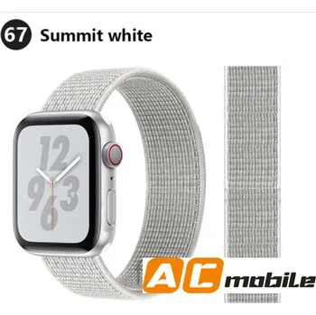Příslušenství k chytrým hodinkám Nylonový Pásek Pro Apple Watch 42/44/45 Mm Možnosti: Summit White