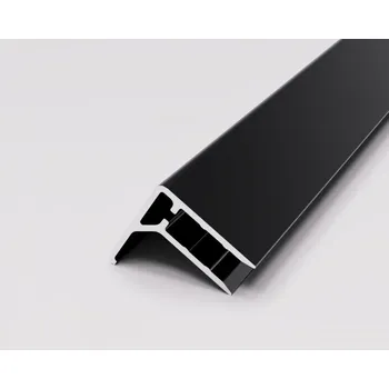 Stavební profil Hliníkový ukončovací profil F8 - antracit Délka: 2132