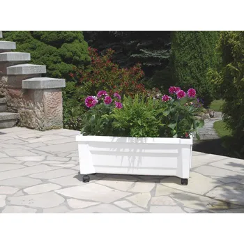 Truhlík KHW Truhlík na rostliny se zavlažovacím systémem CALYPSO (bílá)