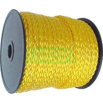 Lano Stanové lano ø 5 mm - délka role 30 m, žluté