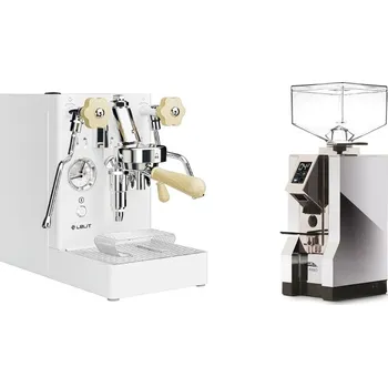 Kávovar Lelit Mara PL62X V2, white + Eureka Mignon Turbo, CR chrome