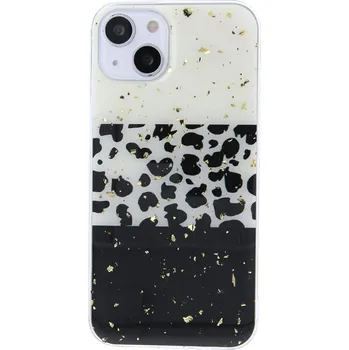 Pouzdro na mobilní telefon Beweare Silikonový Gold Glam kryt na Samsung Galaxy A13 5G / A04s - safari