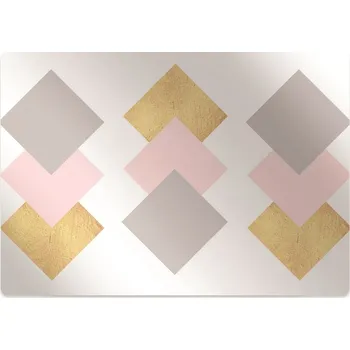 Podložka pod nábytek Ochranná podložka pod židli barevné diamanty