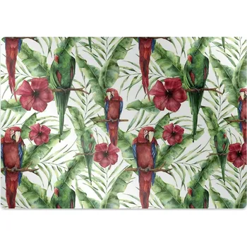 Podložka pod nábytek Podložka pod kancelářskou židli exotické papoušky