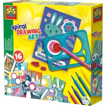 kreativní sada SES creative Kreslící spirála zvířátka
