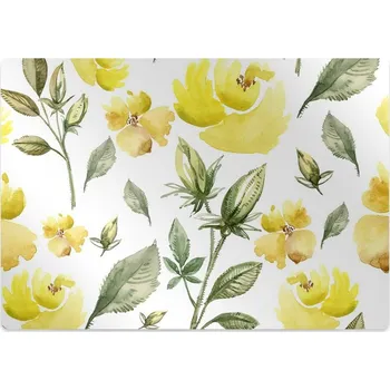 Podložka pod nábytek Podložka pod židli žluté květy