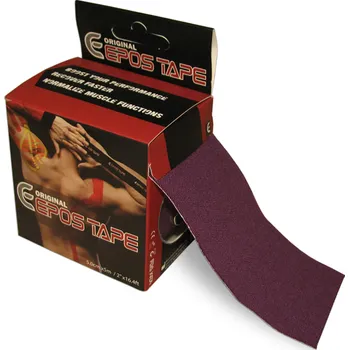 Tejpovací páska KinezioEpostape bavlna 5 cm x 5 m - fialová