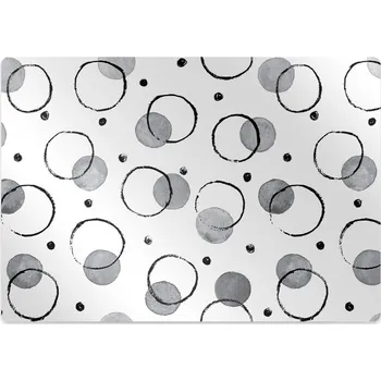 Podložka pod nábytek Podložka pod kancelářskou židli inkoustové kruhy